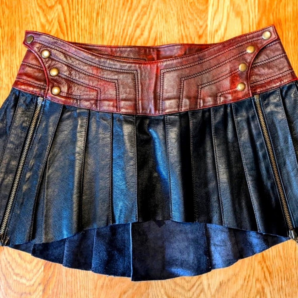 Shawna Hofmann Leather Skirt